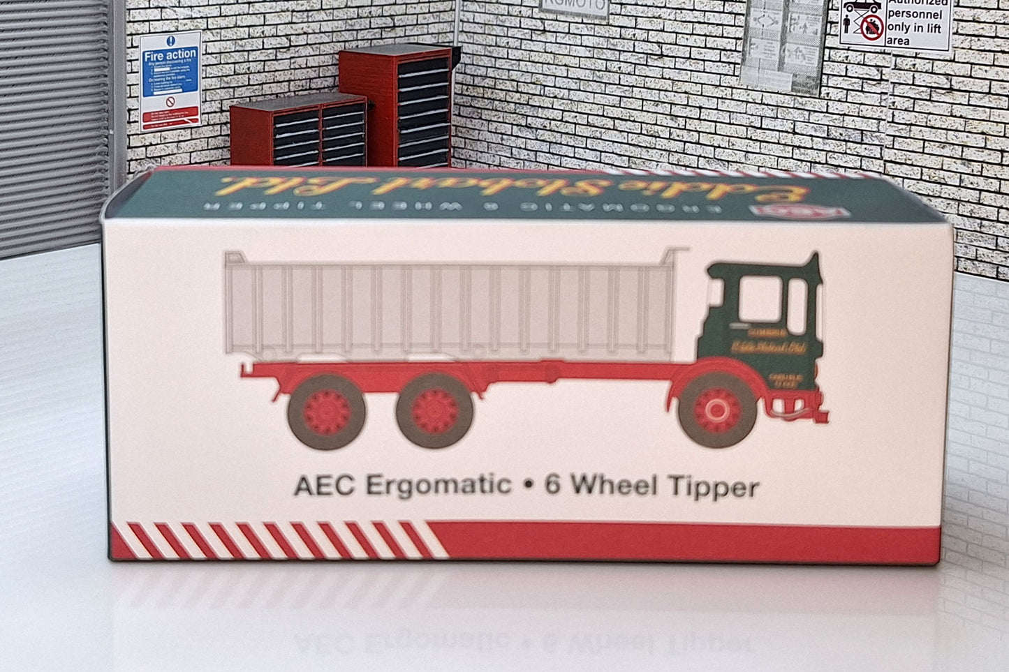 AEC Ergo Tipper Eddie Stobart Truck 1:76 Scale Model