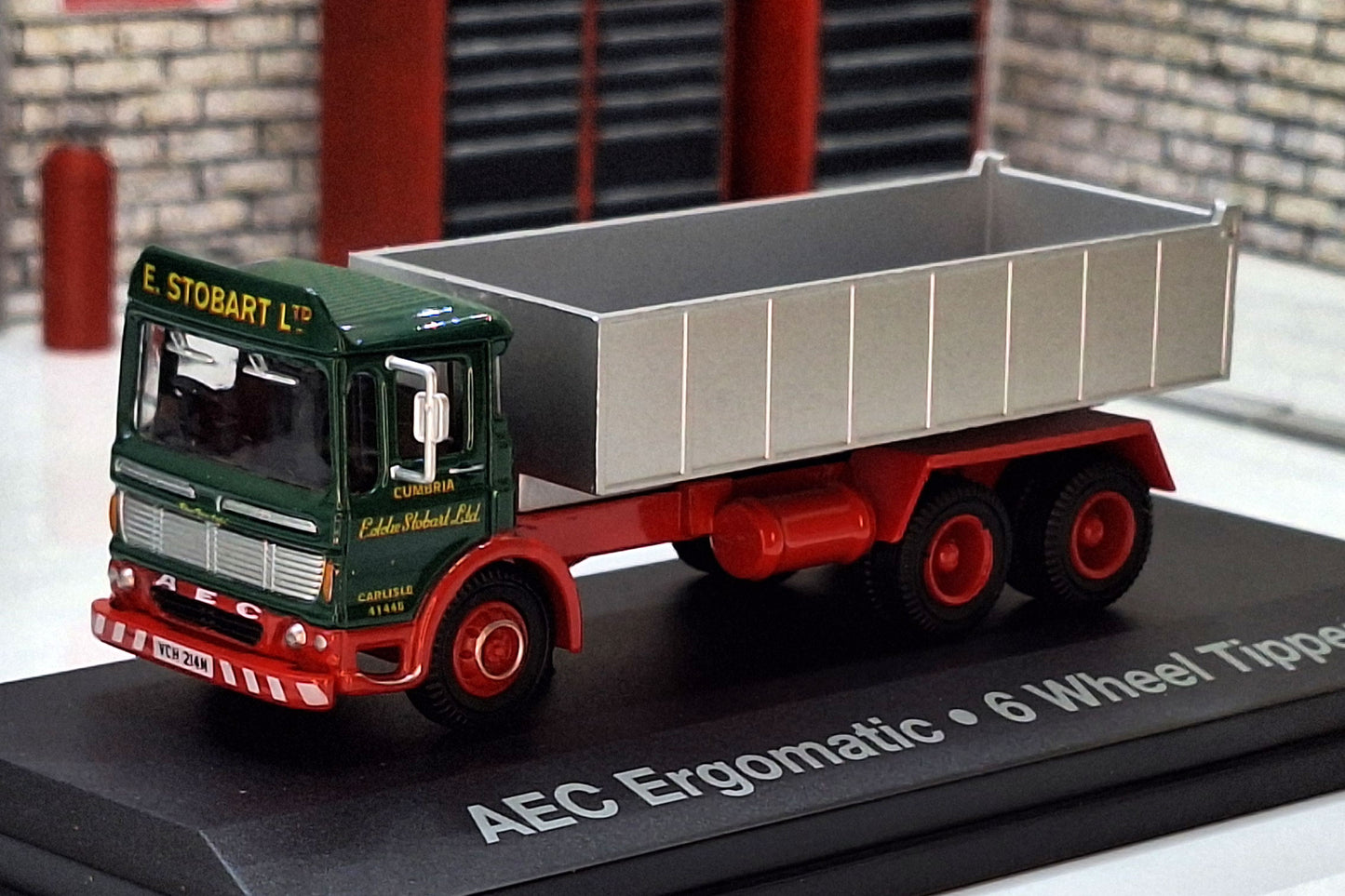 AEC Ergo Tipper Eddie Stobart Truck 1:76 Scale Model