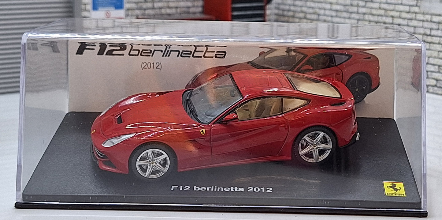 Ferrari F12 Berlinetta 2012 - Red 1:43 Scale Model Cased