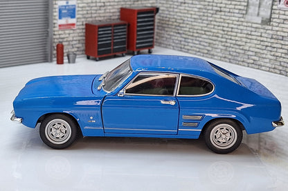 Ford Capri, Blue, 1969 1:24 Scale Car Model