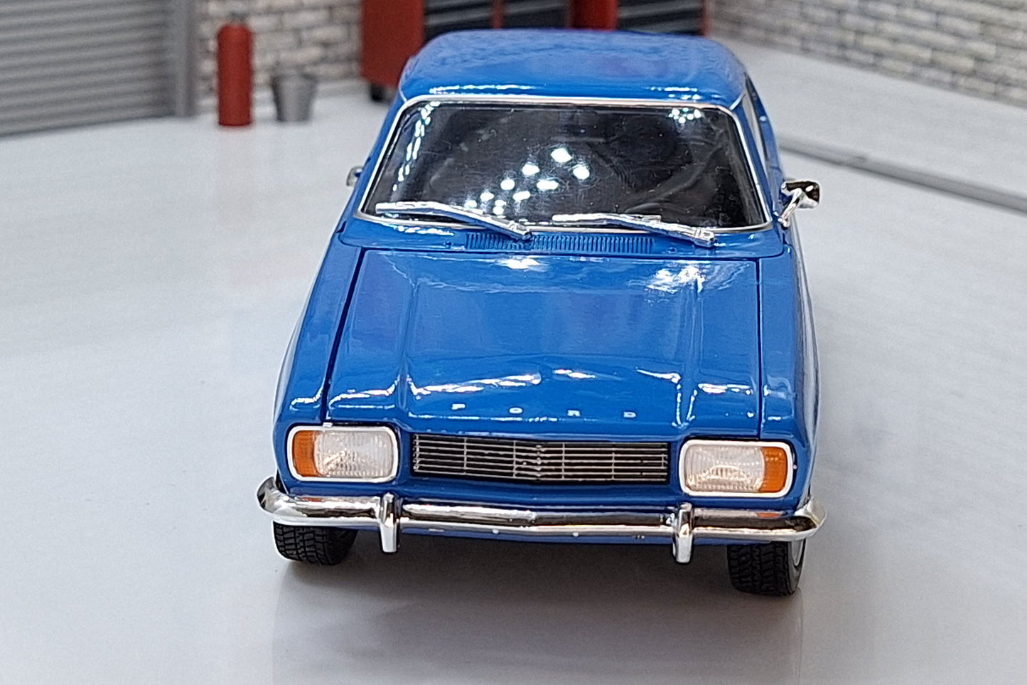 Ford Capri, Blue, 1969 1:24 Scale Car Model