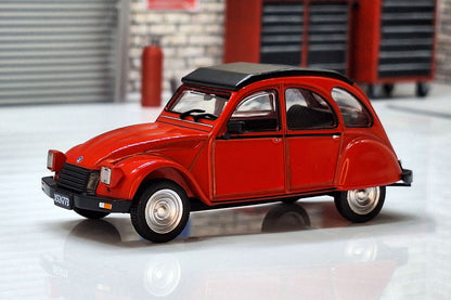 Les Super America Citroen  3CV 1987 - Red 1:43 Scale