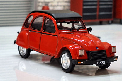 Les Super America Citroen  3CV 1987 - Red 1:43 Scale