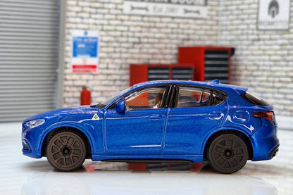 Alfa Romeo Stelvio - Blue 1:43 Scale Bburago