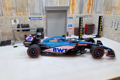 Alpine A522 Australia GP 2022 E.Ocon 1:18 Scale Car Model  Deluxe Series