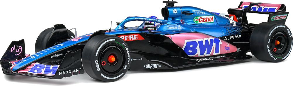 Alpine A522 Monaco GP 2022 Fernando Alonso 1:18 Formula 1 Solido