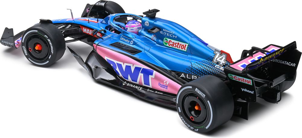 Alpine A522 Monaco GP 2022 Fernando Alonso 1:18 Formula 1 Solido