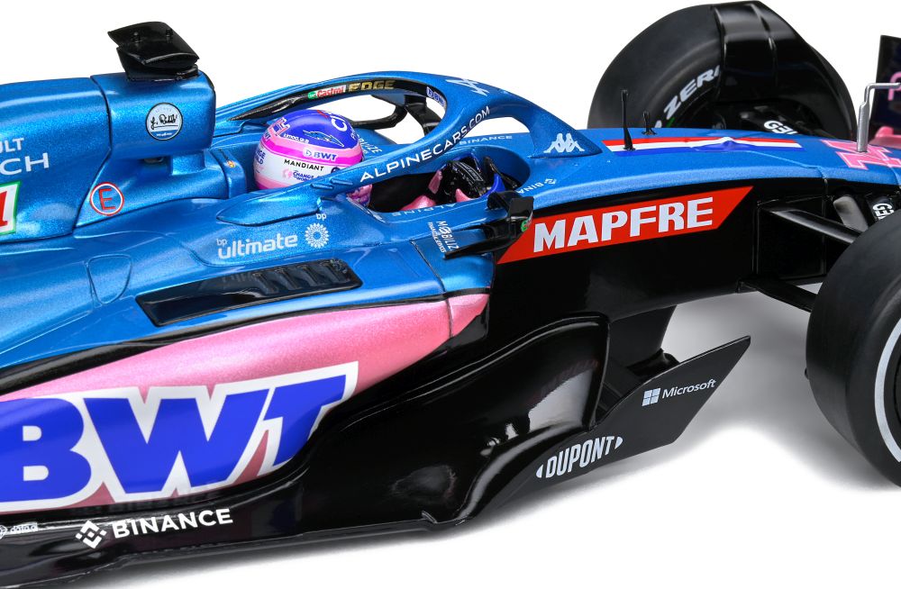 Alpine A522 Monaco GP 2022 Fernando Alonso 1:18 Formula 1 Solido