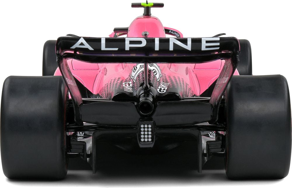 Alpine A522 Saudi Arabia GP 2022 E.Ocon 1:18 Scale Car Model  Deluxe Series