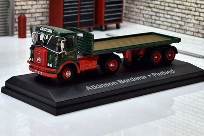 Atkinson Borderer with flatbed trailer Eddie Stobart Truck 1:76 Scale Model