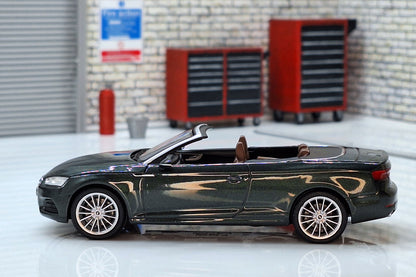 Audi A5 Cabriolet - Gotland Green 1:43 Scale Car Cased