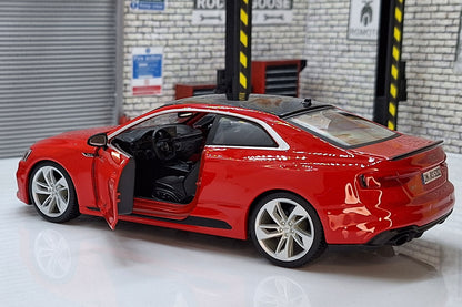 Audi Rs 5 Coupe  Red 1:24 Scale Car Model