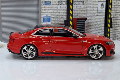 Audi Rs 5 Coupe  Red 1:24 Scale Car Model