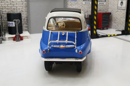 BMW Isetta Blue  Bubble Car Blue 1:18 Scale Car Model