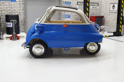 BMW Isetta Blue  Bubble Car Blue 1:18 Scale Car Model