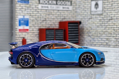 Bugatti Chiron 2016 Cased 1:43 Scale Supercar