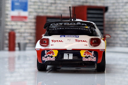 1:43 Scale Model  Citroen DS3 World Rally 2012 Monte Carlo S.Loeb -  IXO