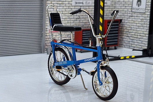 Raleigh Chopper Bicycle Blue MK1  1:12 Scale