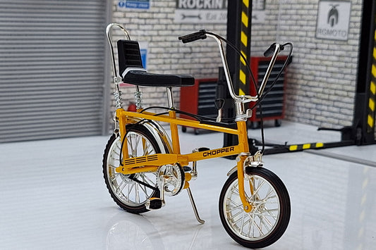 Raleigh Chopper Bicycle Yellow MK1  1:12 Scale