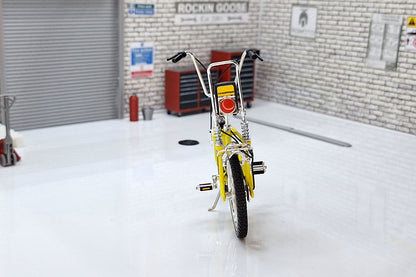 Raleigh Chopper Bicycle Fizzy Yellow MK2  1:12 Scale