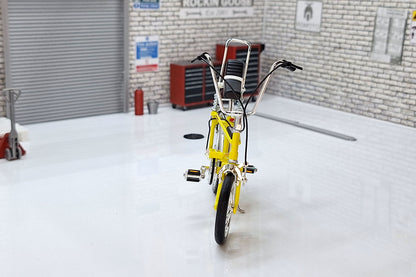 Raleigh Chopper Bicycle Fizzy Yellow MK2  1:12 Scale