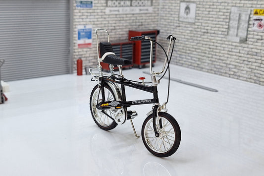 Raleigh Chopper Bicycle Prismatic Black MK2  1:12 Scale