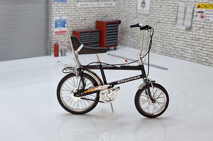 Raleigh Chopper Bicycle Prismatic Black MK2  1:12 Scale