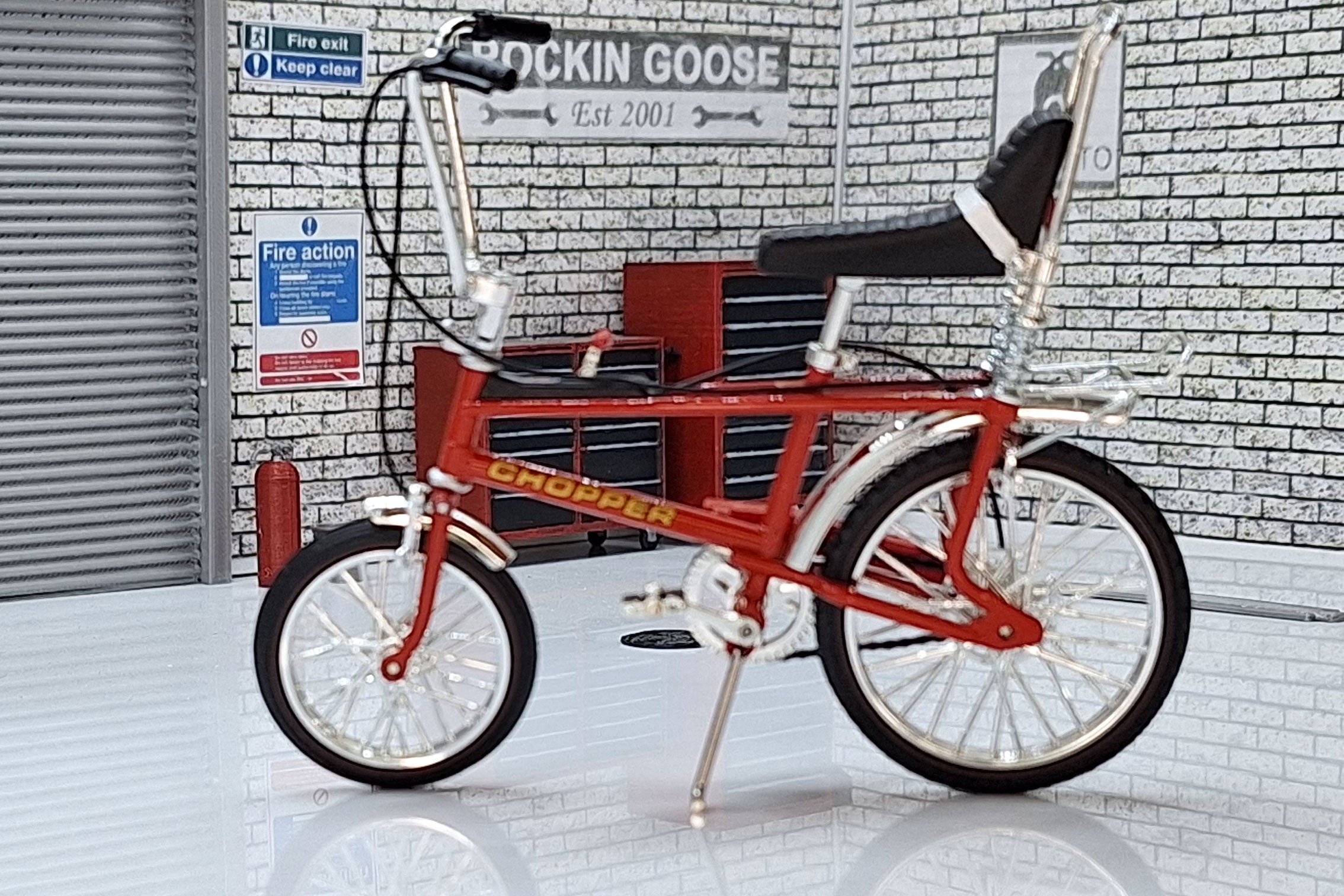 Red raleigh chopper sale