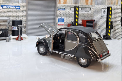 Citroen Charleston 2CV 1982 - Grey 1:24 Scale