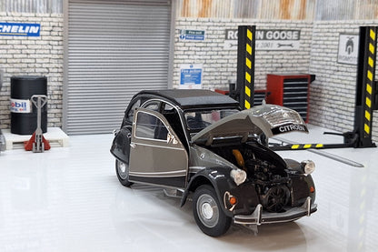 Citroen Charleston 2CV 1982 - Grey 1:24 Scale