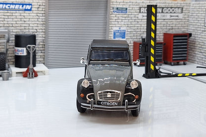 Citroen Charleston 2CV 1982 - Grey 1:24 Scale