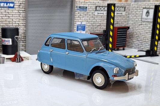 Citroen Dyane 6 - 1970 1:24 Scale In Display Case