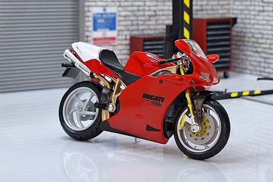 Ducati 998R 1:18 Scale Motorcycle