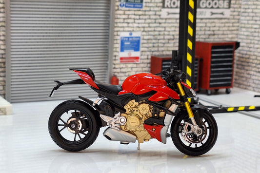 Ducati Super Naked Streetfighter V4 S Red 1:18 Scale