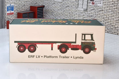 ERF LV Platform Trailer - Lynda Eddie Stobart Truck 1:76 Scale Model