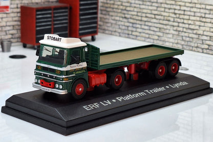 ERF LV Platform Trailer - Lynda Eddie Stobart Truck 1:76 Scale Model