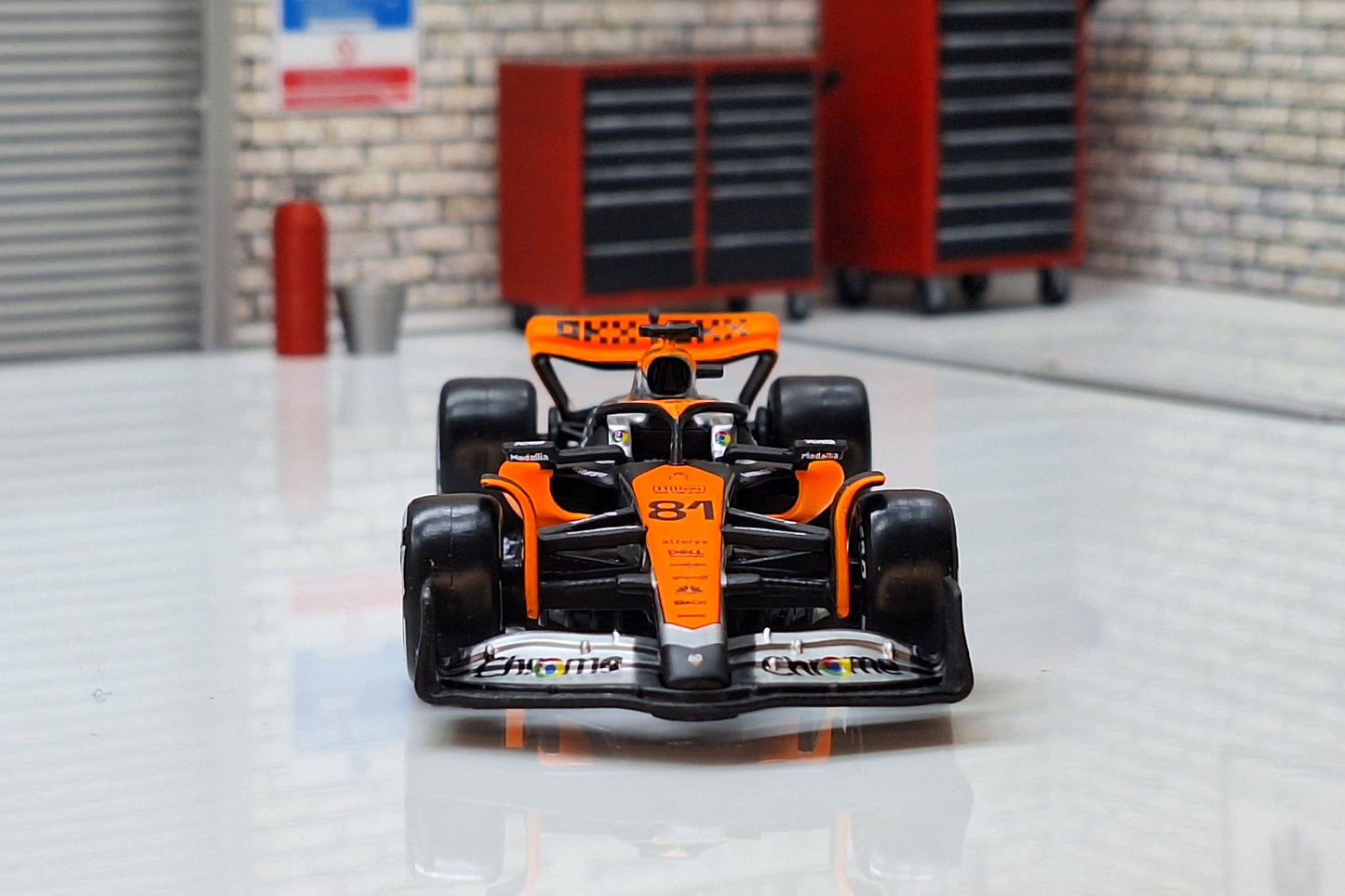 F1 MCLAREN MCL60 2023 Plastri 2023 Formula 1  1:43 Scale Car #81