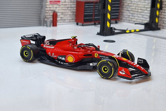 Ferrari F1 Formula 1 Car Carlos Sainz #55 2023 1:43 Scale Car