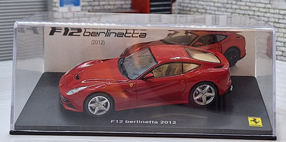 Ferrari F12 Berlinetta 2012 - Red 1:43 Scale Model Cased