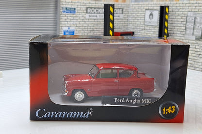 Ford Anglia 105E Saloon - Monaco Red 1:43 Scale