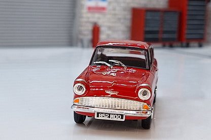 Ford Anglia 105E Saloon - Monaco Red 1:43 Scale