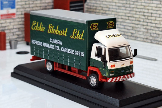 Ford Cargo Curtainside Lorry Leslie F210 Eddie Stobart Truck 1:76 Scale Model