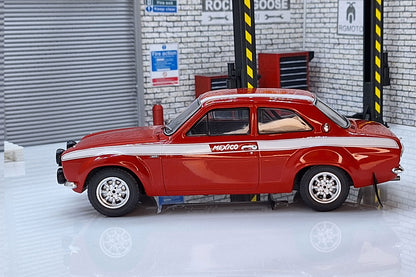 Ford Escort MkII RS 1600 Mexico Red 1970 Rally 1:24Scale Car Model Whitebox