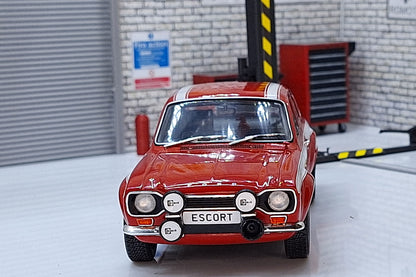 Ford Escort MkII RS 1600 Mexico Red 1970 Rally 1:24Scale Car Model Whitebox