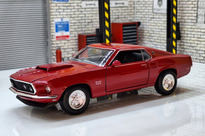 Ford Mustang Boss 429, Red, 1969 1:24 Scale Car