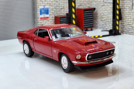 Ford Mustang Boss 429, Red, 1969 1:24 Scale Car