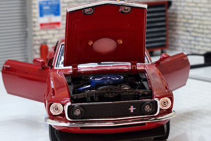 Ford Mustang Boss 429, Red, 1969 1:24 Scale Car