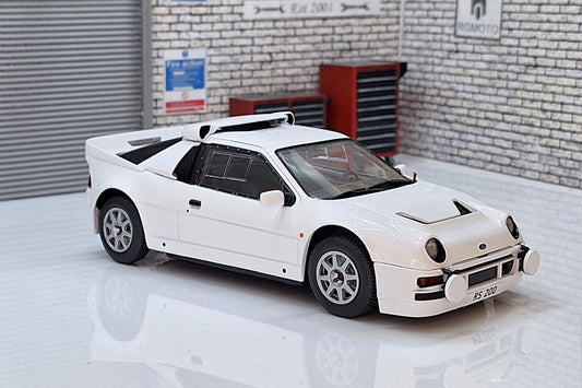 Ford RS 200 White 1984 1:24 Scale Car Model