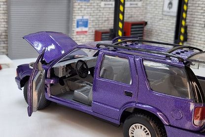 GMC Jimmy 1994 1:24 Scale Car Model Purple Metallic