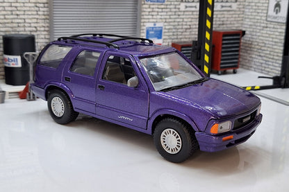 GMC Jimmy 1994 1:24 Scale Car Model Purple Metallic